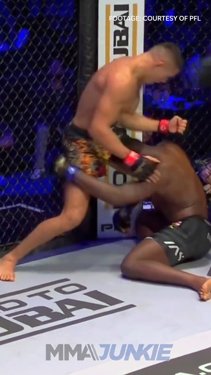 #AndStill! Costello Van Steenis KOs Fabian Edwards with vicious elbows in the #PFLMadrid main event 🇪🇸 🏆 🎥 PFL