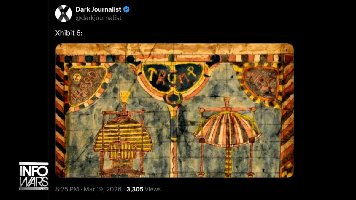 Did 1909 Painting Of 'Trump' Airship Predict The President's UFO File Disclosure Plan? Daniel Liszt, AKA "Dark Journalist", Reveals War Between Ancient Mystery Schools Over Their Biggest Secrets »WATCH/SHARE THE LIVE X STREAM NOW: