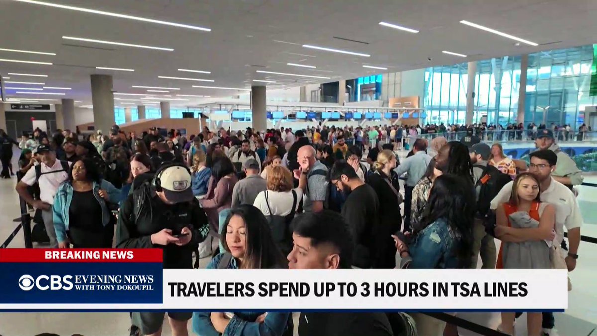 Another failed Senate vote is extending the partial government shutdown, with TSA shortages growing and airport lines stretching for hours across the country.