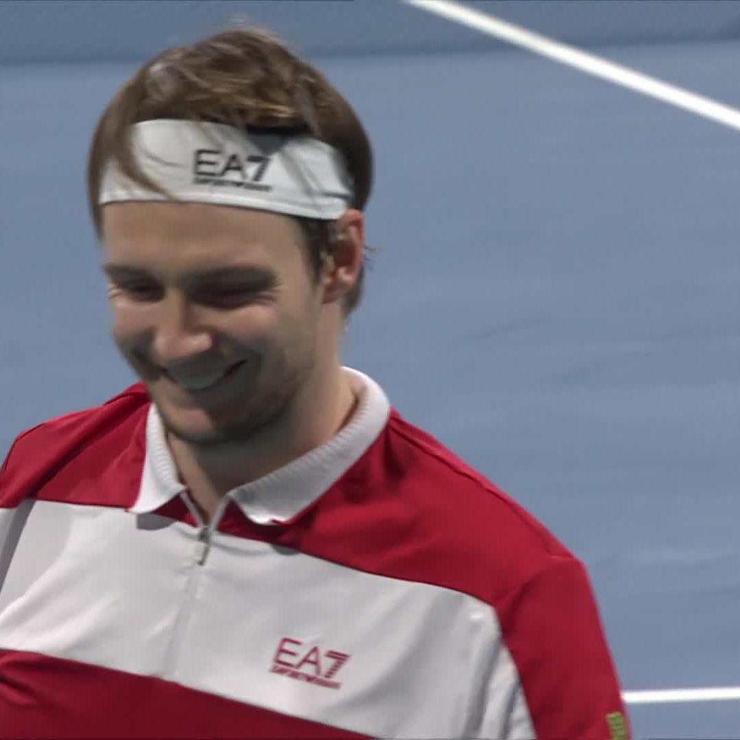 Only Bublik... Makes this shot 😆 #MiamiOpen