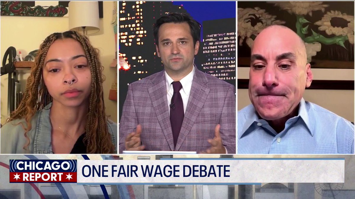 The debate on tipped minimum wages got a little heated between Sam Toia with the Illinois Restaurant Association and Raeghn Draper with the CHAAD Project who joined Fox Chicago's Paris Schutz on The Chicago Report.