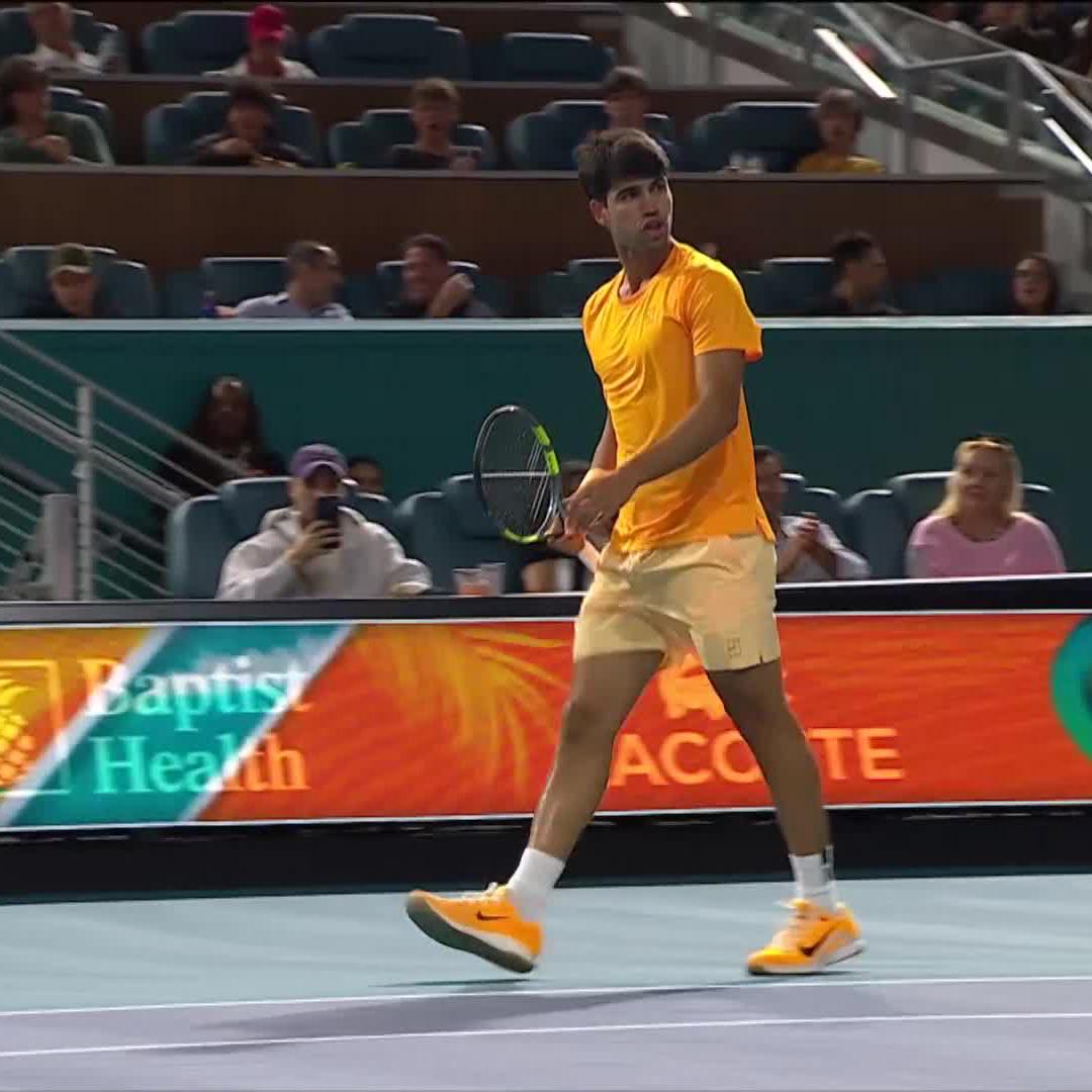 Carlossss 🚀 15 years ago Federer called this a lucky shot and now not just Djokovic but all the players that look up to him play this iconic return 👏