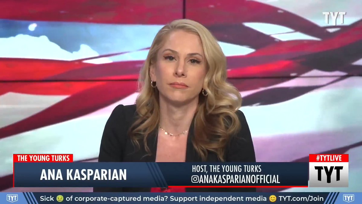 Ana Kasparian: "If Benjamin Netanyahu has wanted this war for forty years, why doesn’t Israel send its soldiers to fight it instead of sending the American army?"