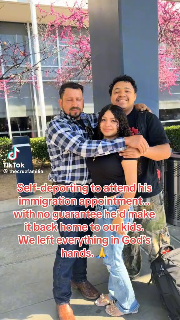Self deported then got his permanent residency 2 weeks later Just follow the process the legal way 🇺🇸