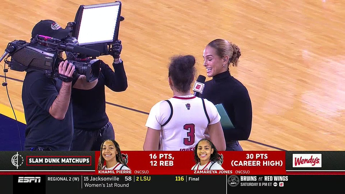 "I always been a dawg" - Zamareya Jones #MarchMadness x 🎥 ESPN