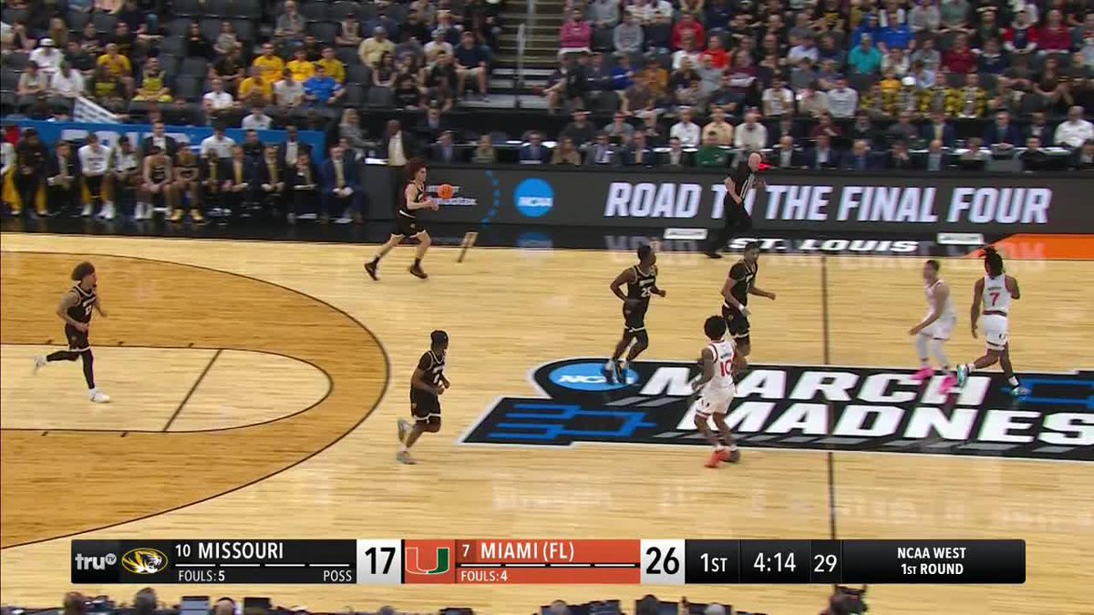 Another JAM 💪 #MarchMadness Canes Men’s Basketball