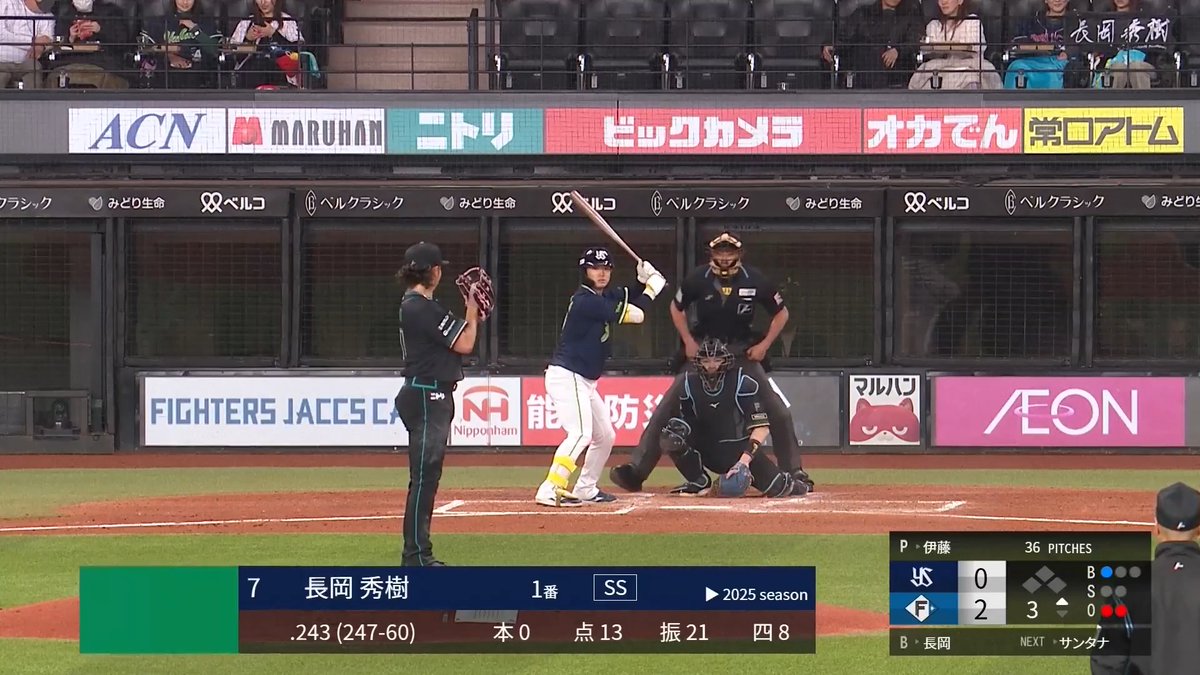 東京ヤクルト 長岡秀樹 選手にソロホームランを打たれる... 👇今だけ開幕戦含む56試合のライブ配信が無料!ご視聴はこちら