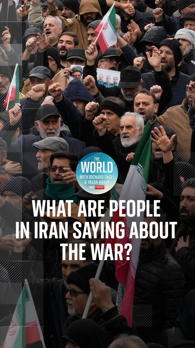 .Dominic Waghorn and his producer Zein Ja'Ffar join Sky's Yalda Hakim from Iran for a bonus episode of The World. They discuss the difficulties they have faced while reporting from Iran. Listen now 🔗