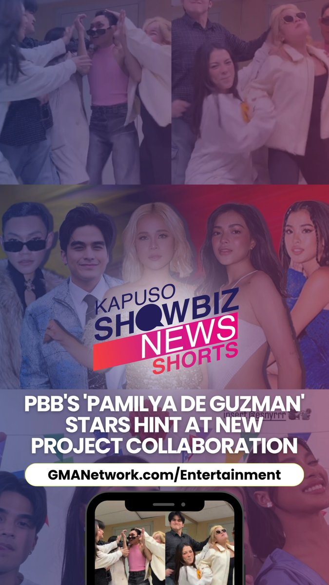 Pinoy Big Brother: Celebrity Collab Edition Season 1 housemates 'Pamilya de Guzman' Klarisse de Guzman, Will Ashley, Mika Salamanca, Shuvee Etrata, and Esnyr Ranollo, appears to be cooking up something unique and exciting for their followers and supporters! #KapusoShowbizNews