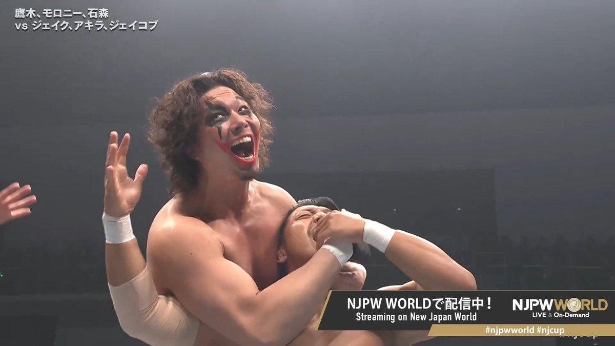 .鷹木 信悟(SHINGO TAKAGI) "My time..." .Jake Lee "🤪🤪🤪" From the profile URL #NJPW #njpwworld #njcup