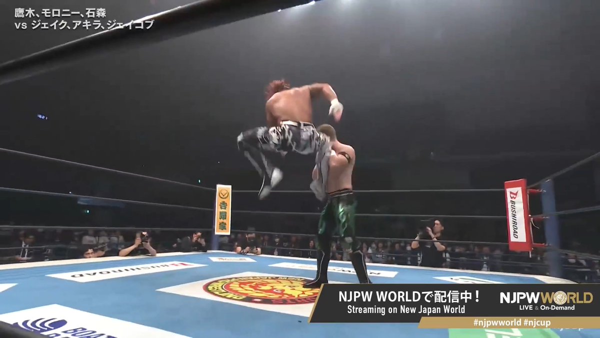🏆NEW JAPAN CUP 2026🏆長岡大会‼️ 4/2 後楽園大会で行われるIWGPジュニアタッグ選手権試合の前哨戦‼️ 石森とアキラがハイスピードな攻防を繰り広げる💥 🆚 Unbound Co.⛓️ × UNITED EMPIRE👑 視聴&登録⏩「NJPW WORLD」で検索📱 #NJPW #njpwworld #njcup
