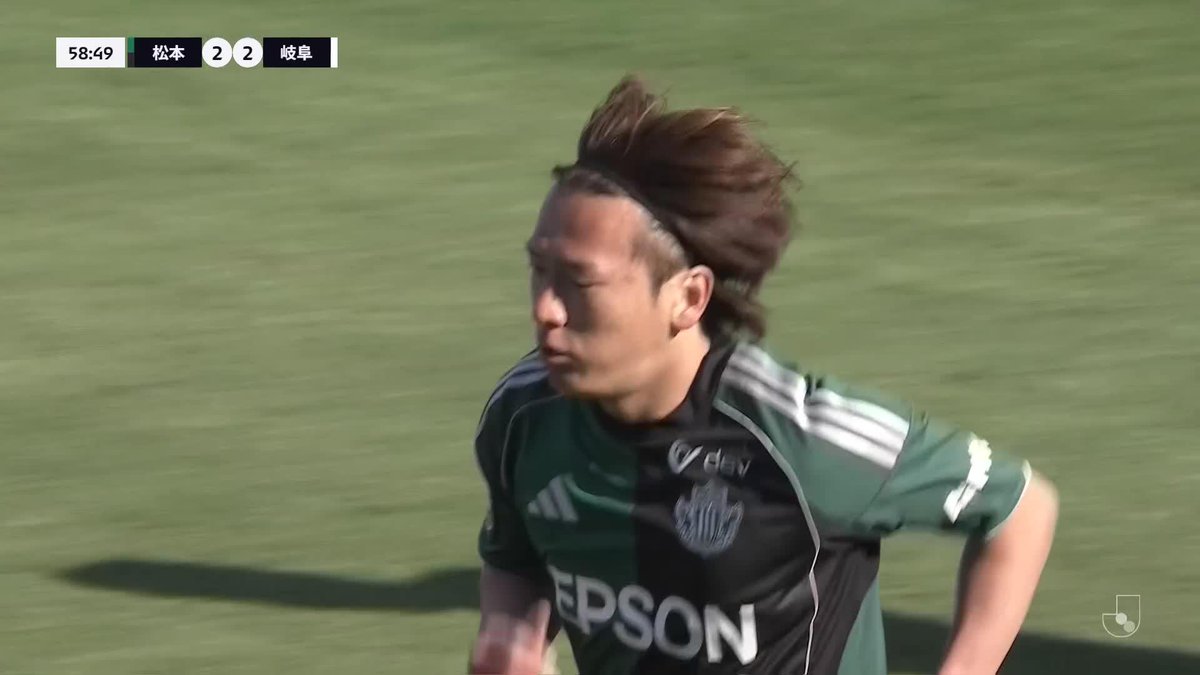 小田逸稀のドンピシャヘッドで同点！🔥 🎦 ゴール動画 🏆 明治安田Ｊ２・Ｊ３百年構想リーグ 地域リーグラウンド 第7節 🆚 松本vs岐阜 🔢 2-2 ⌚️ 59分 ⚽️ 小田 逸稀（松本） #Ｊリーグ