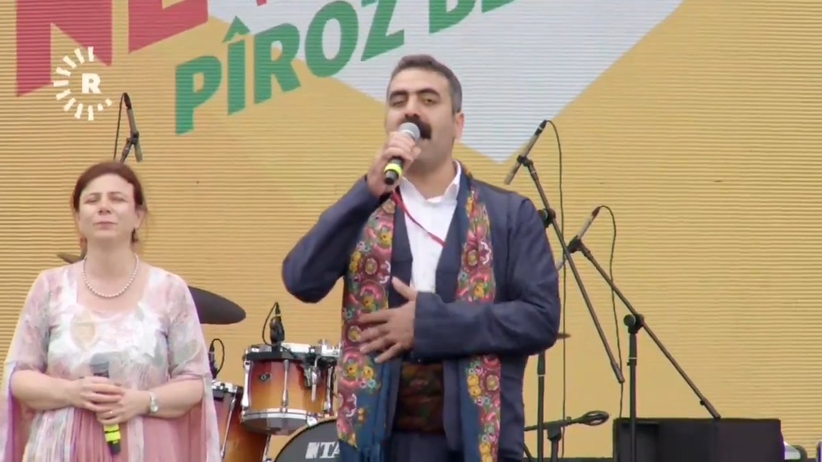 #VÎDEO - Hevserokê Şaredariya Bajarê Mezin a Amedê Dogan Hatun: Hûn îro ne tenê Amed in. Hûn îro Hewlêr in, Silêmanî ne, Mehabad in, Efrîn in. Îro dengê Efrînê bilind dibe ji we #Newroz #Amed