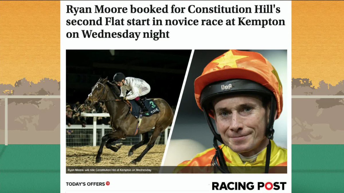 Should you let your "arch-enemy" ride your horse and learn everything about him? Matt Chapman believes letting Ryan Moore ride Constitution Hill is a BIG MISTAKE.