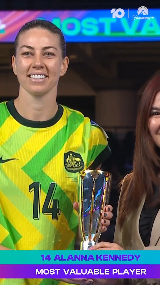 Most Valuable Player of #WAC2026: Alanna Kennedy ๐ 5 goals throughout the tournament! ๐ #Matildas #HowWeWaltz #TilitsDone #AFCWomensAsianCup