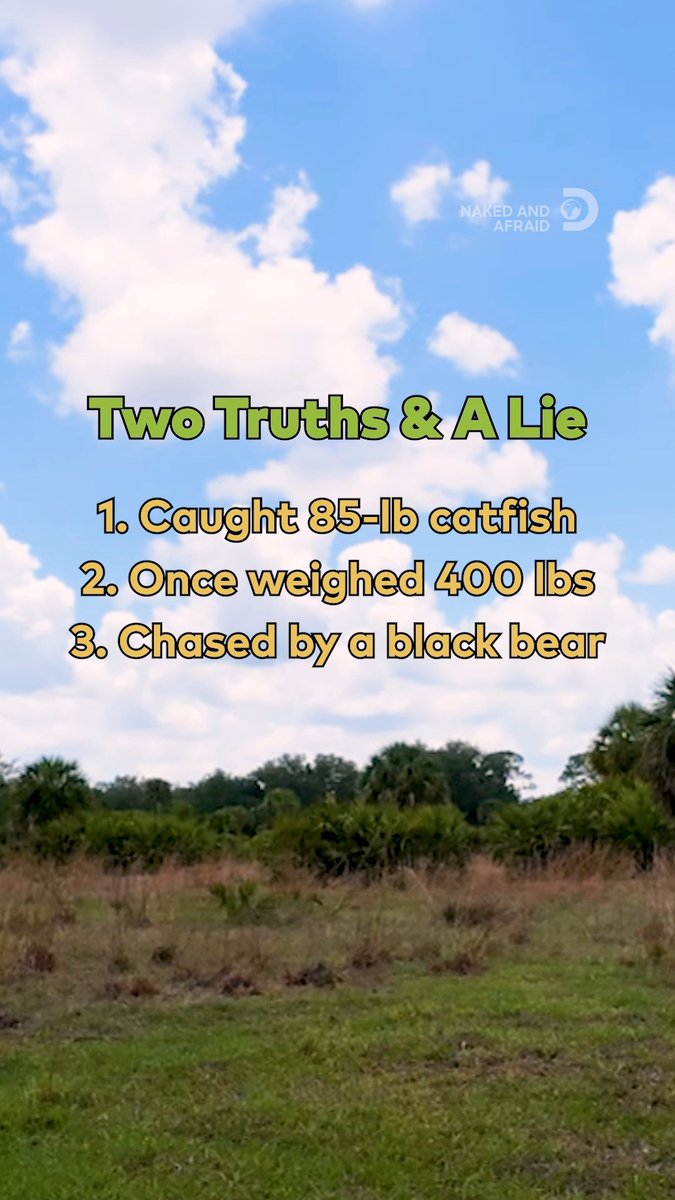 Can you spot the lie? 👀 New #NakedandAfraid Sunday at 8P on Discovery.