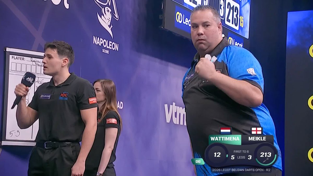 WATTIMENA BEATS THE BARBER! Jermaine Wattimena wins six of the last seven legs to defeat Ryan Meikle 6-3 and secure his spot in round three! 📺 #ET3