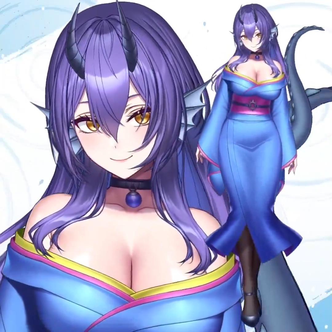 【実績紹介】 海音ミヅチ様のLive2Dモデリングを担当させていただきました！☔️🐉 #Live2D #Live2D依頼 ▼ご本人様とイラストレーター様へはツリーからどうぞ▼