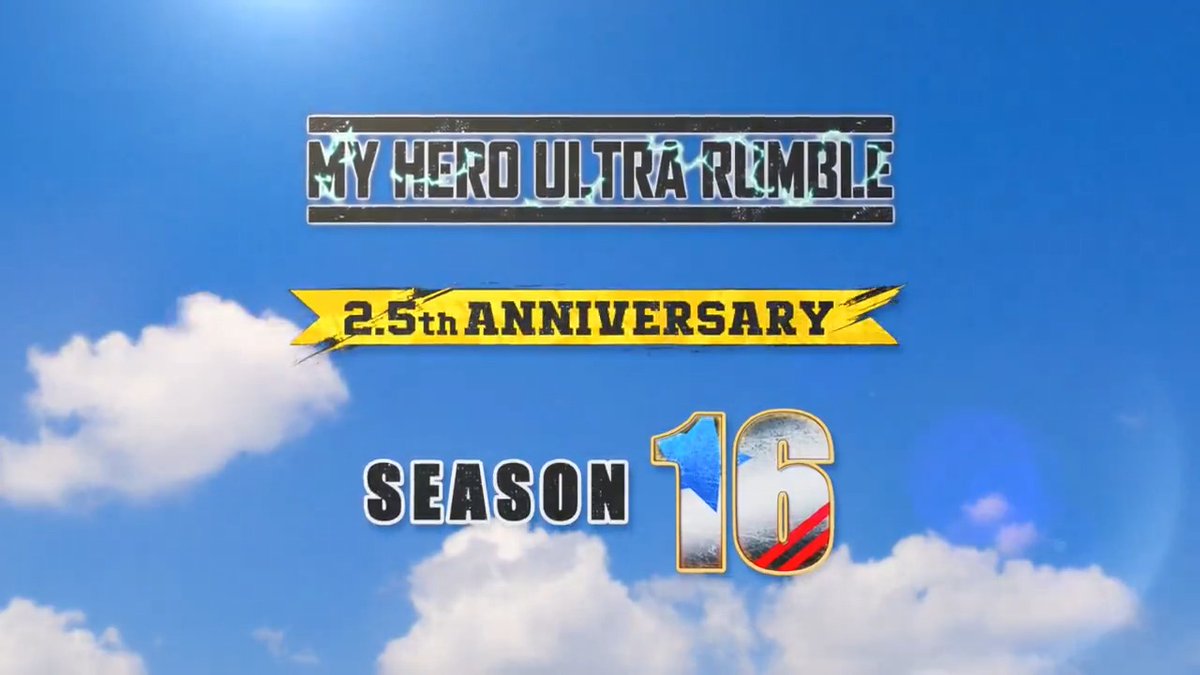 Are you ready for the 2.5th Anniversary and Season 16, everyone? We have Star and Stripe joining the battle, alongside new Battle Styles for Bakugo! New and exciting info at the end of our new trailer! #MHUR