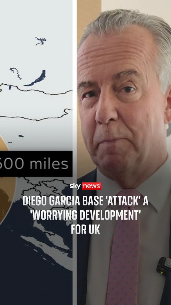 Iran fired two ballistic missiles at the Diego Garcia joint UK-US military base, reports have suggested. The Diego Garcia base 'attack' is a 'worrying development' for UK, according to military analyst Sean Bell. Read more Iran coverage: