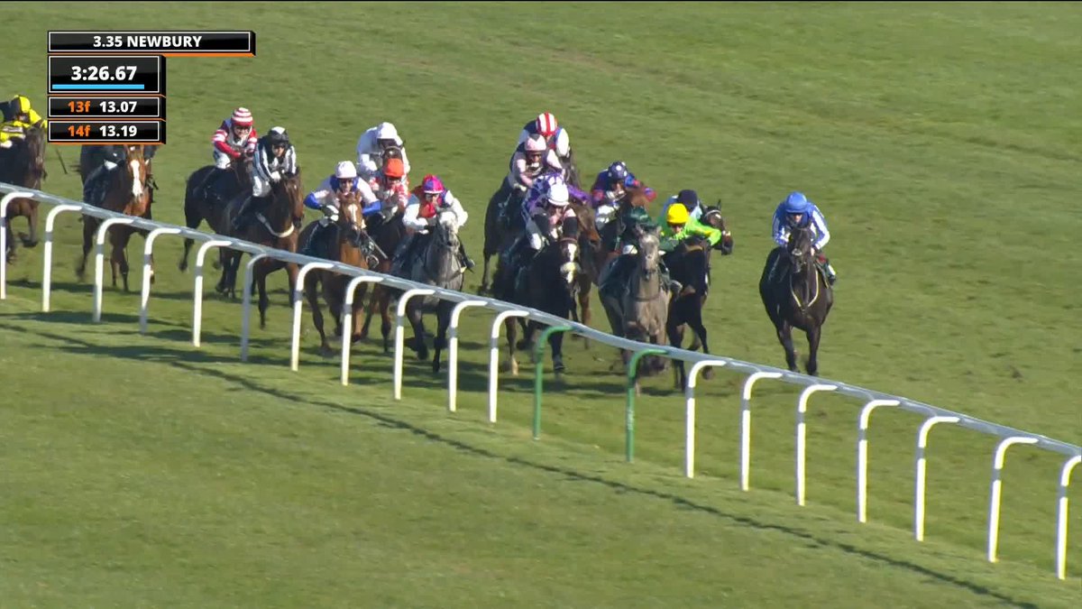WOW! A race that changed dramatically at the end as Lady Hope wins at 33/1 for Hughie Morrison Racing and Jonathan Burke A huge payday on her debut in the Goffs Hundred Grand Bumper