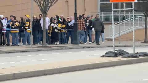 Look at the line outside PPG Paints Arena more than hour away from face off. The Penguins buzz is back.