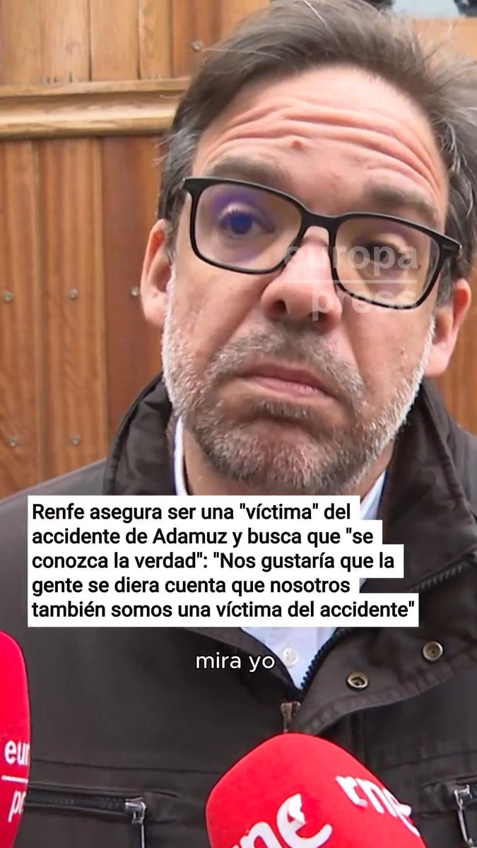 Renfe asegura ser una "víctima" del accidente de Adamuz y busca que "se conozca la verdad": "Nos gustaría que la gente se diera cuenta que nosotros también somos una víctima de ese accidente"