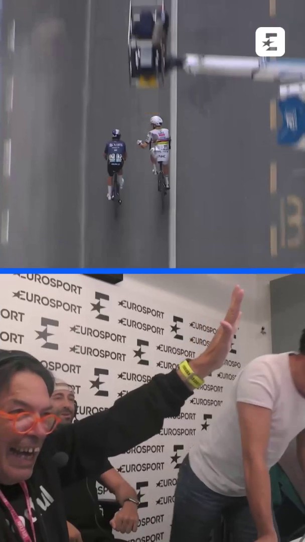 Emozioni che solo il ciclismo sa dare 🫀💙 #Ciclismo #Cycling #MilanoSanremo #Pogacar