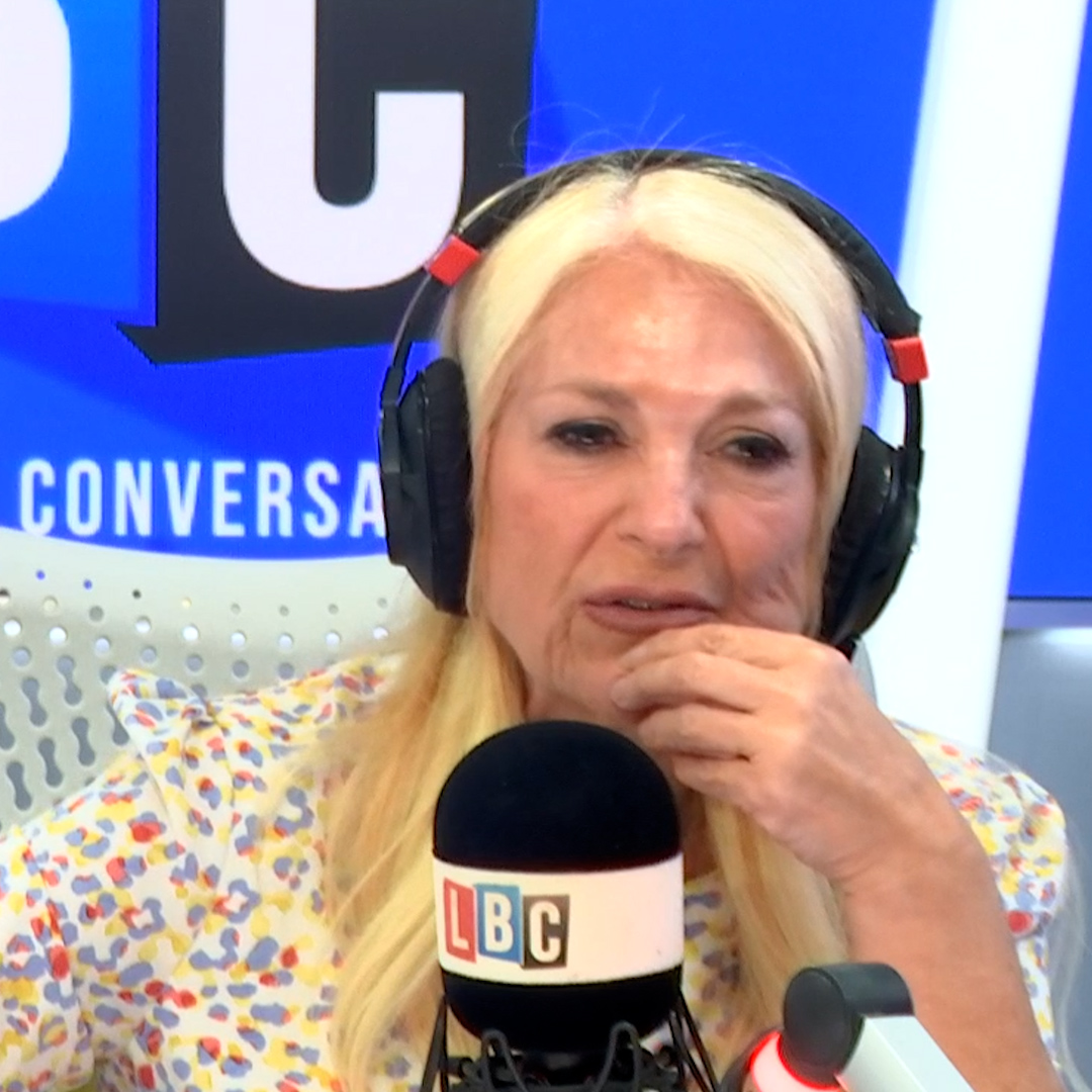 'How does this stop anybody being Christian?' Vanessa Feltz presses caller Mark to explain why he viewed the Iftar celebration in Trafalgar Square as a 'threat to the values of Britain'.