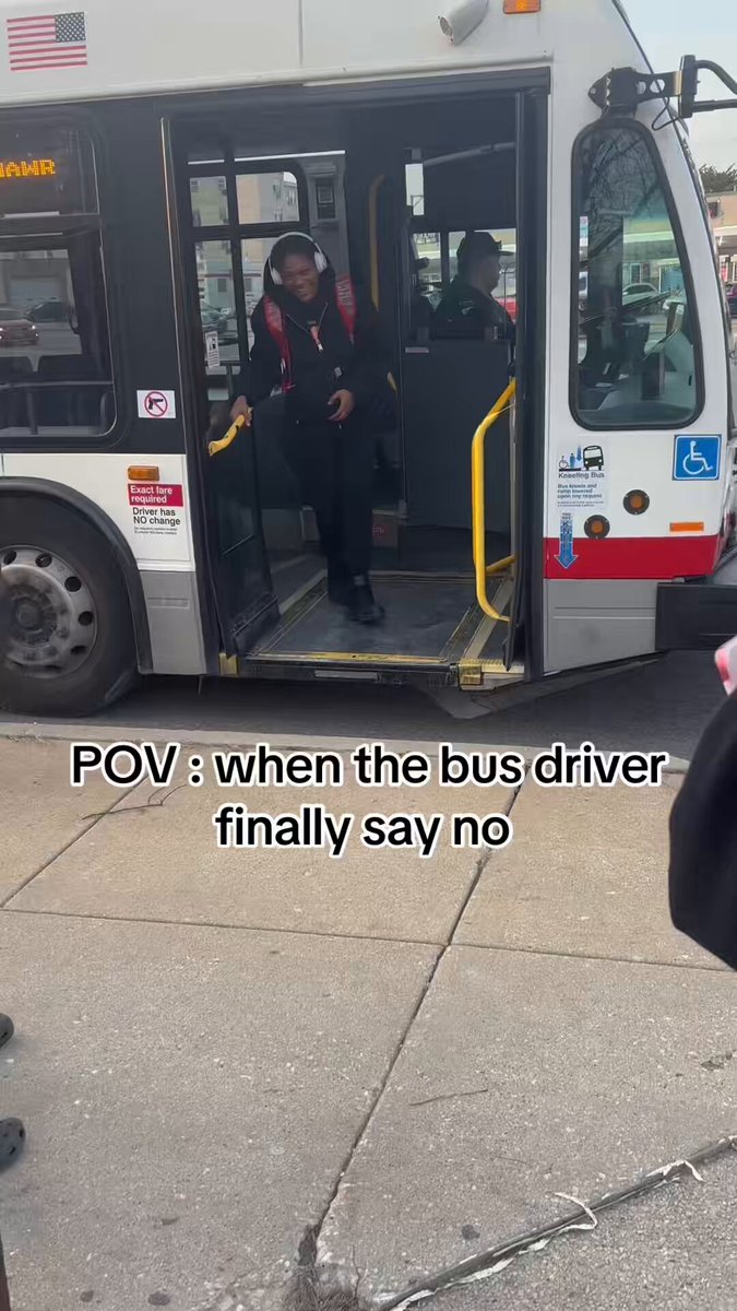 Driver told these kids they couldn’t get on the bus for free, one of them decided that the proper way to act in response is display their ignorance. If this is what $30,000 a year per student gets you, I want a refund. If your parents can afford $200 boots & $150 headphones your parents can afford a bus pass.