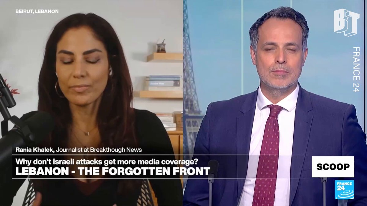 As the war on Iran rages, Israel is decimating Lebanon. BT's @raniakhalek, who is on-the-ground in Beirut, joined France 24 to debunk Western media claims that Israel is just "defending itself" and only "targeting Hezbollah strongholds."