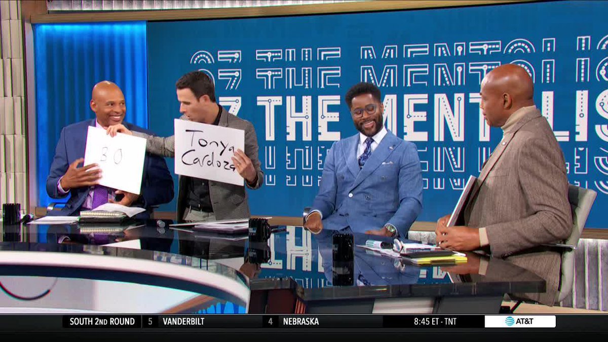 Oz the Mentalist had Chuck thoroughly mind-blown 🤯🤣 #MarchMadness