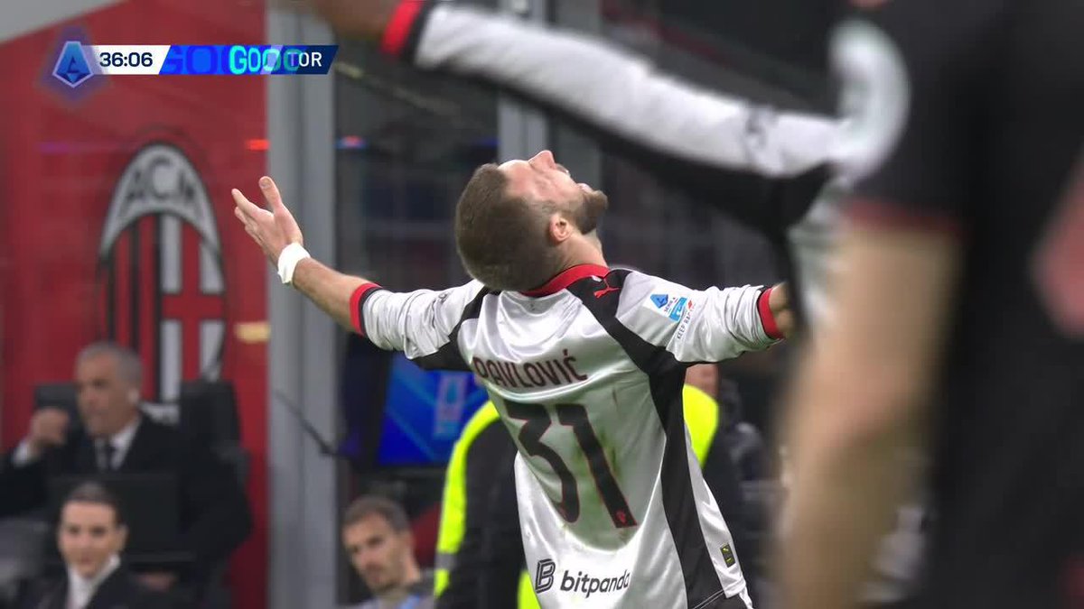 ¡¡CIERREN SAN SIRO!! PAVLOVIC SACÓ UN IMPRESIONANTE REMATE Y MARCÓ UN VERDADERO GOLAZO PARA EL 1-0 DEL MILAN VS. TORINO. 📺 Mirá la #SerieA por #DisneyPlus Plan Premium