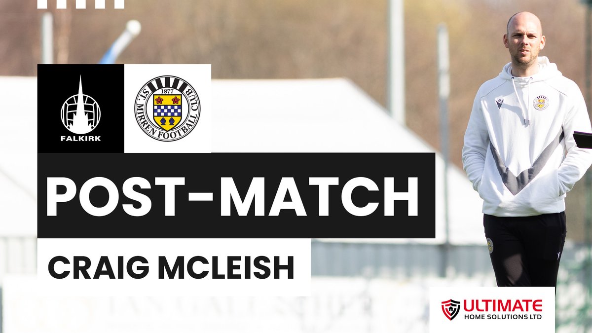 Interim manager Craig McLeish gives his reaction to Saints' 2-1 win away to Falkirk in the William Hill Premiership.