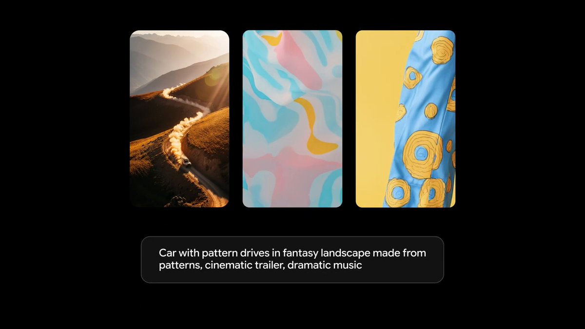 Blend textures, characters, and objects with Veo 3.1 Ingredients to Video → Pro tip: use Nano Banana Pro in the Gemini app to create your ingredient images, which you can then use to create stunning videos with Veo 3.1 Ingredients to Video.