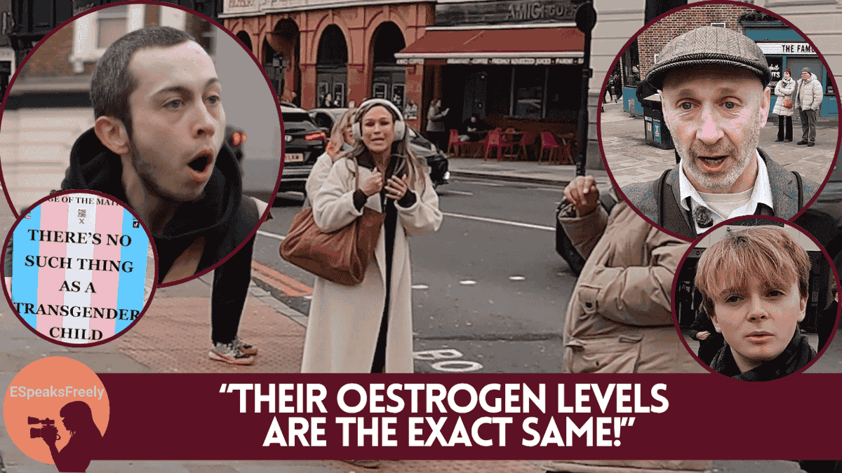 "THEIR OESTROGEN LEVELS ARE THE EXACT SAME!" - Trans Debate PART 3! On the 21st of February, I spent the day with Edge of the Matrix to document interactions, debate, and speak to people myself. GET YOUR COPY OF PROPER GANDER HERE: