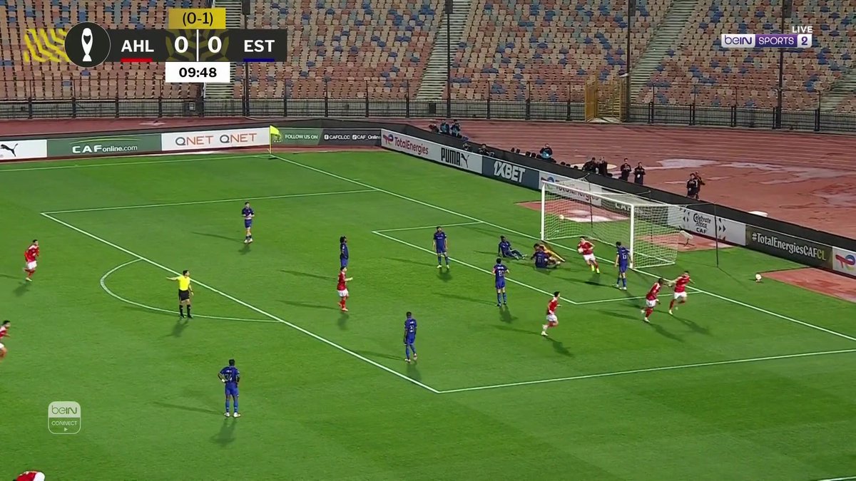 محمود تريزيغيه يبصم على هدف التقدم للأهلي #دوري_أبطال_إفريقيا #CAFCL