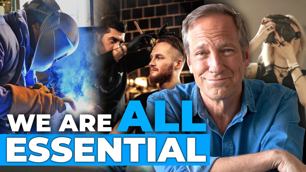 6 years ago politicians were quick to use Covid as an excuse to declare some Americans “essential,” and most others, not. Interesting how often “essential” workers turned out to be ones who paid lobbyists. @MikeRoweworks reminded us who really is essential: