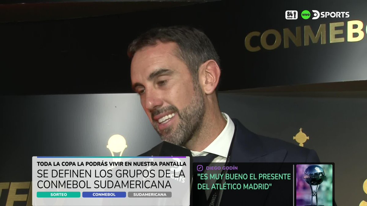 Godin hablando sobre el Atlético de Madrid. Hablando sobre sus hermanos Antoine, Koke, Josema, Oblak... Hablando bien de Julián Álvarez. Y tirándole muchas flores a Marc Pubill.
