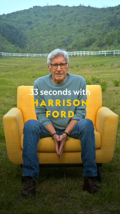33 seconds with a Hollywood legend and conservationist. #NatGeo33 changemaker Harrison Ford's biggest role? Trying to save the planet. 🌍 Learn more: