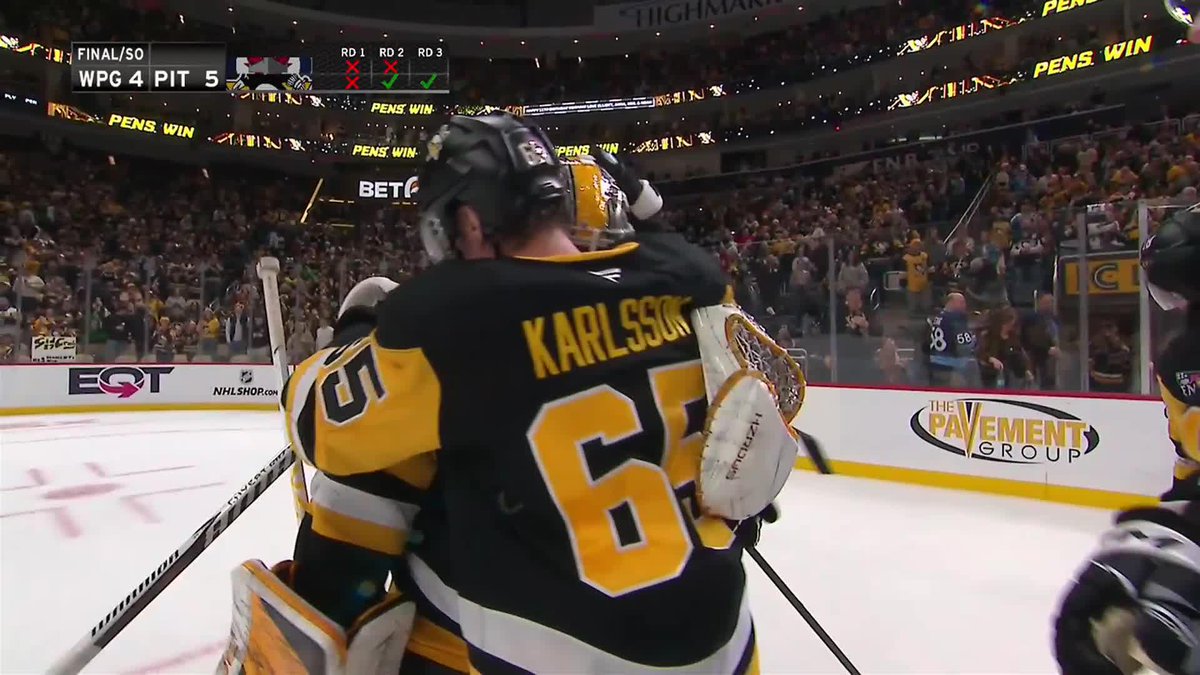 Crosby and Rakell score in the shootout for a HUGGGGEEEEE Penguins win 🔥🚨