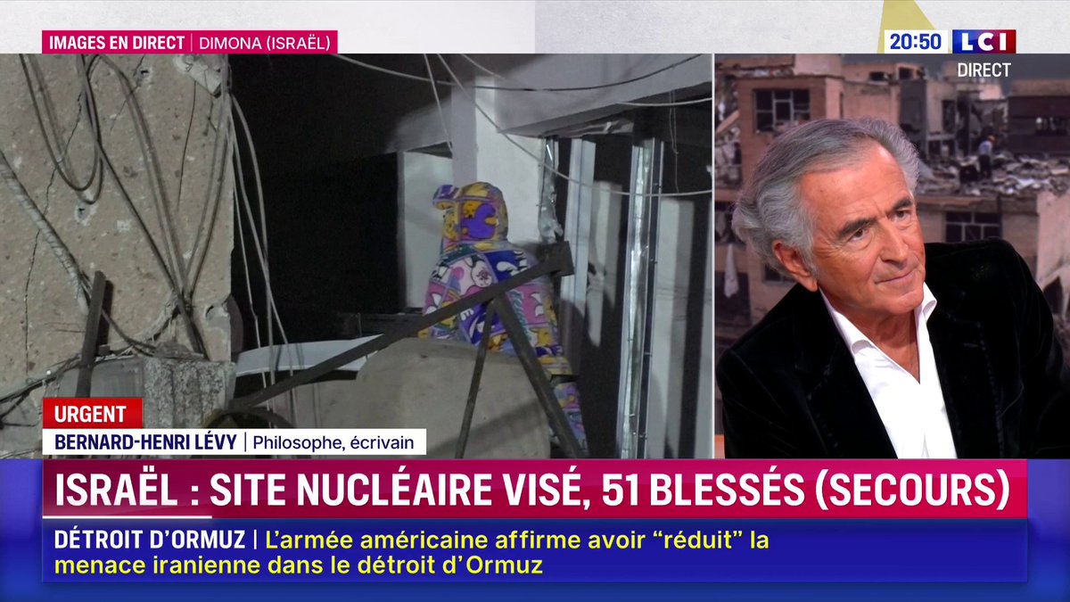 Pays du Golfe touchés par des frappes iraniennes : "Je ne crois pas du tout à l'asphyxie des pétromonarchies", expose Bernard-Henri Lévy (Bernard-Henri Lévy). "En revanche, l'Iran est tout proche de l'asphyxie." ▶️ avec ✦ Margot Haddad ✦