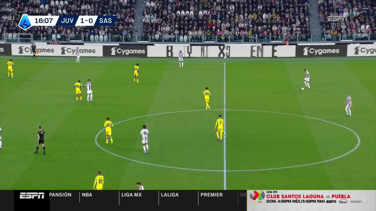 PASE PERFECTO DEL ARQUERO Y GOLAZO DE LA JUVE Así lo gana la Vecchia Signora 👌 Ahora por ESPN y #DisneyPlus Premium.