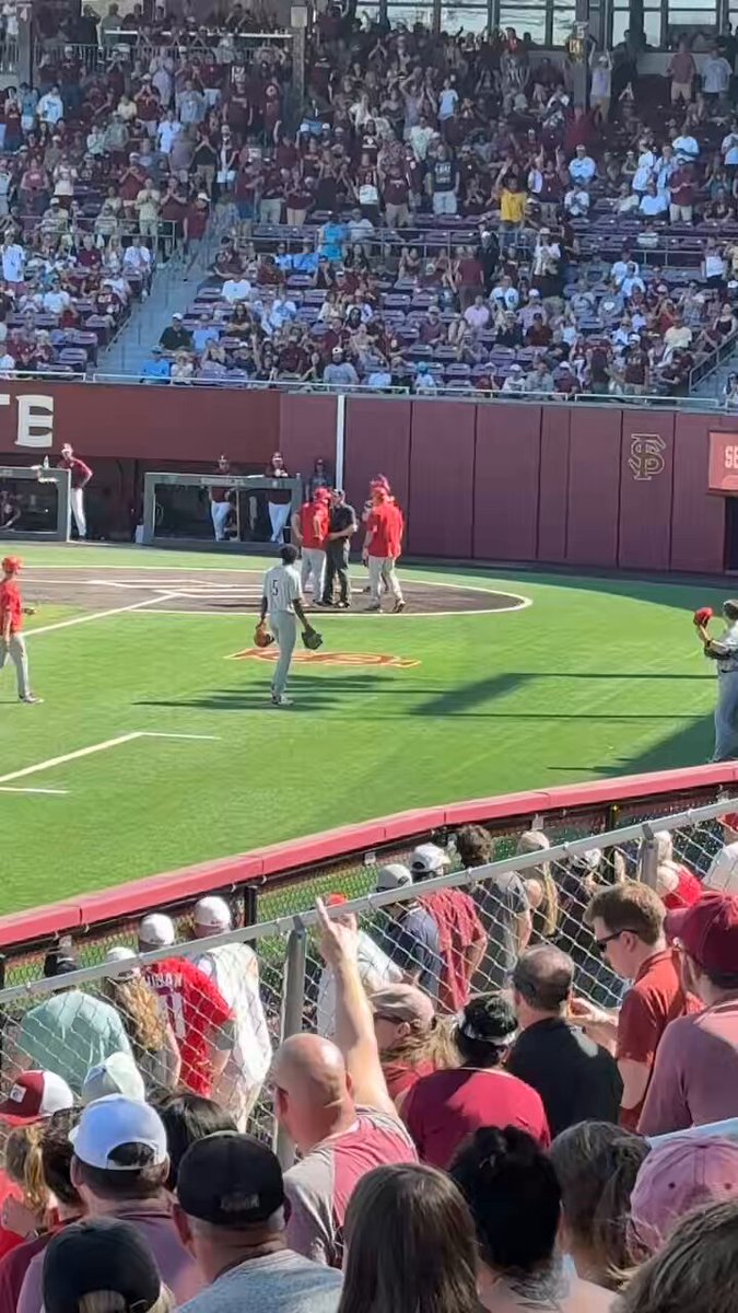 He gone 😂 You know this ump is bad when both head coaches are going after him
