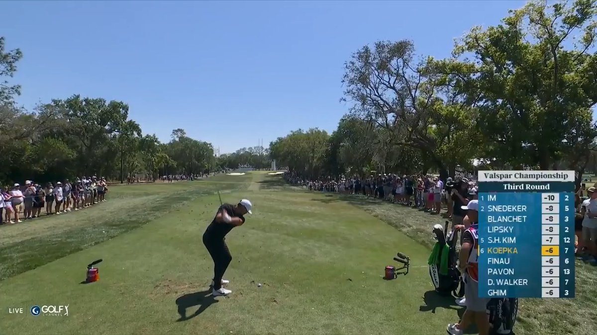 “Golf is better when ________ is playing well” rankings: 1. Tiger 2. Spieth 3. Brooks 4. Reed 5. AK 369. Cantlay