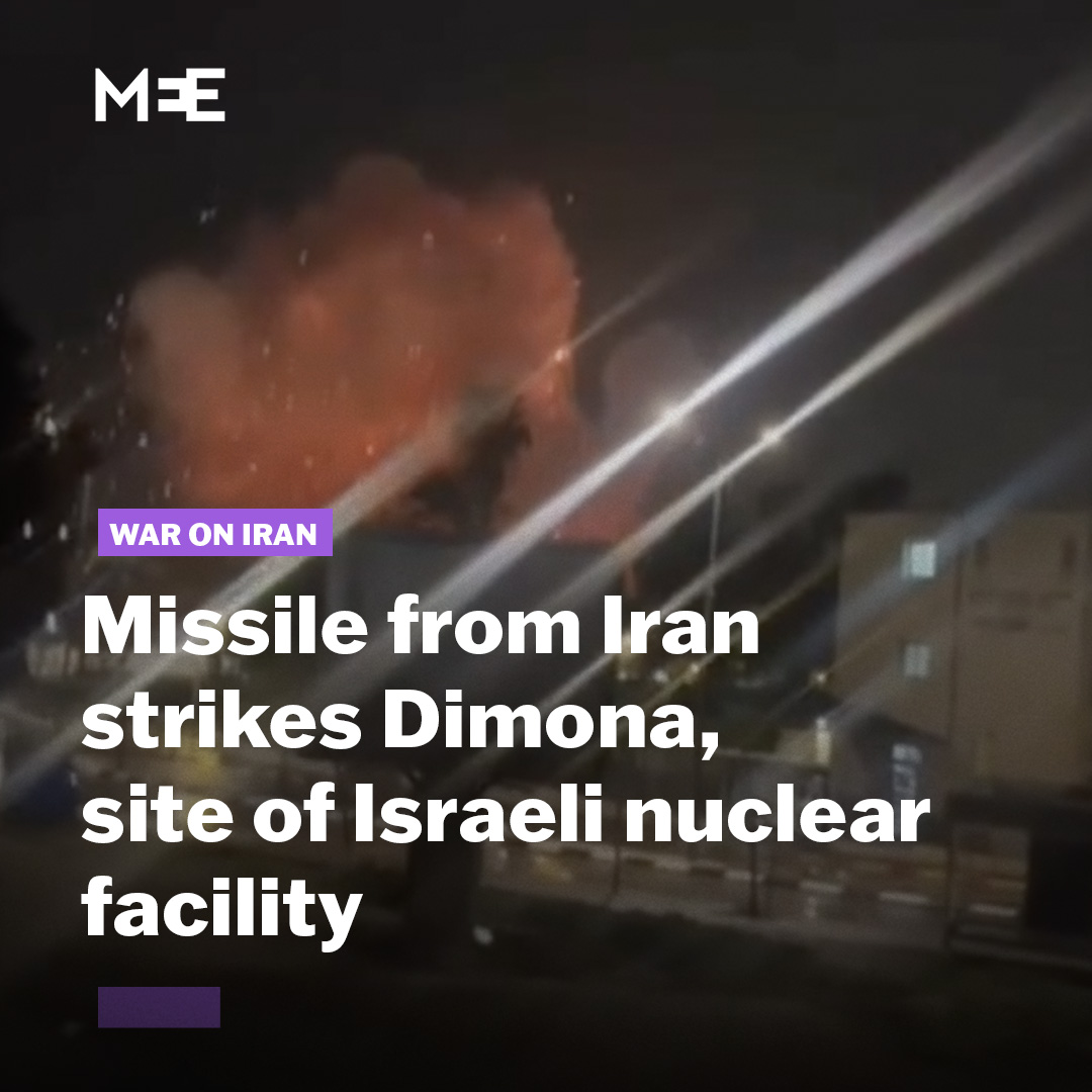 An Iranian ballistic missile struck the southern Israeli city of Dimona, home to Israel’s Negev Nuclear Research Centre. Dimona was targeted amid reports of long‑range missile launches by Iranian forces following recent US and Israeli strikes on Iranian nuclear sites