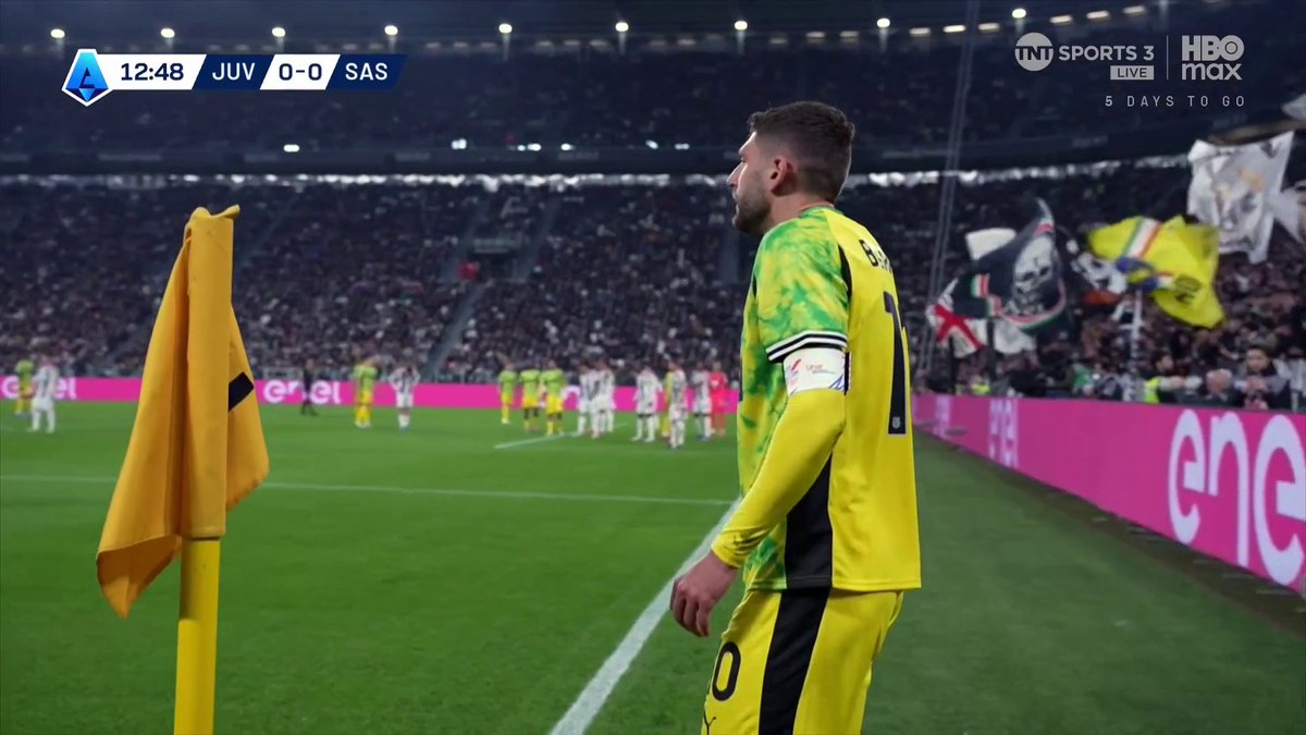 Yildiz scored this stunning goal tonight, to give Juventus the lead against Sassuolo ⚡ 📺 TNT Sports & discovery+ UK