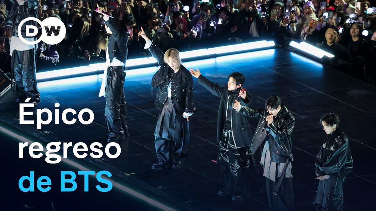 BTS, los reyes del K-pop, marcan su regreso con un megaconcierto en Seúl El fenómeno global del K-pop BTS vuelve a los escenarios tras cuatro años de pausa, una espera que sus seguidores sintieron interminable. Los siete integrantes ya completaron el servicio militar obligatorio y marcaron su retorno con un concierto multitudinario en el centro de la capital surcoreana.