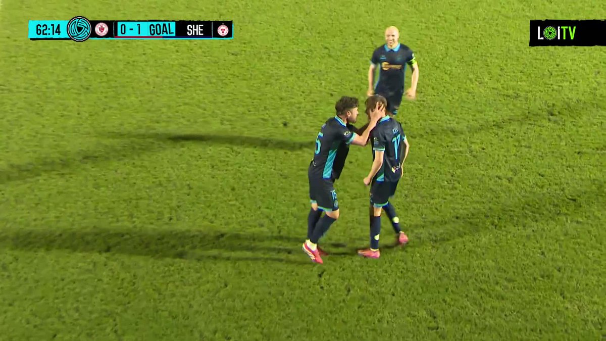 What a strike!💥 Daniel Kelly gives Shels the lead.