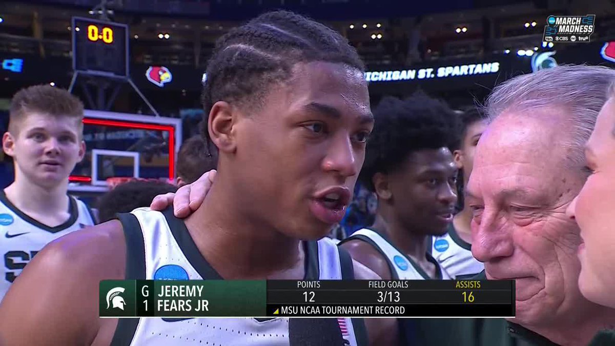 "This is Point Guard University." - Jeremy Fears The Michigan State Men's Basketball star and Tom Izzo join @ALAForce after surviving and advancing.